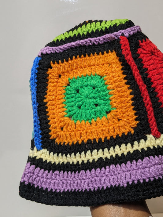 Crochet Color Block Hat