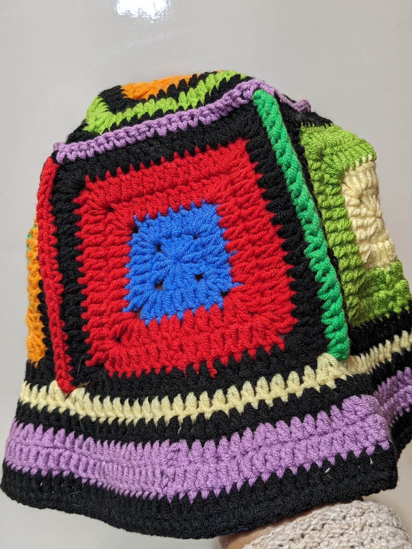 Crochet Color Block Hat