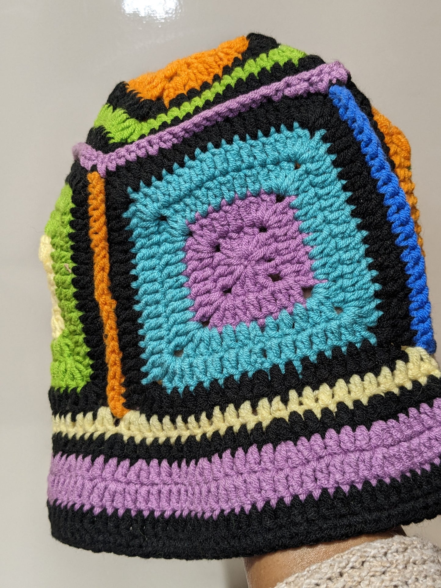 Crochet Color Block Hat