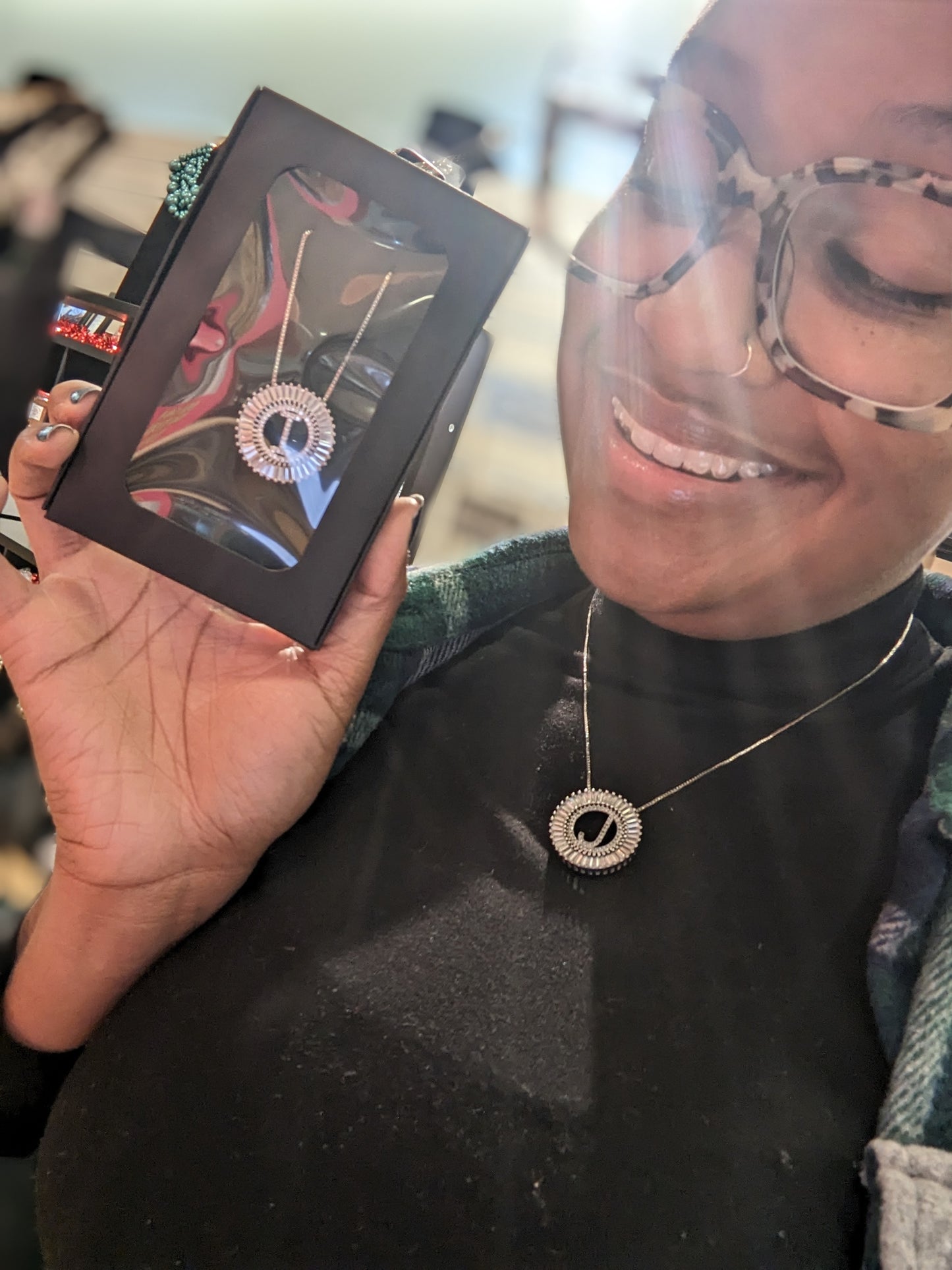 Queen ME Initial Necklace