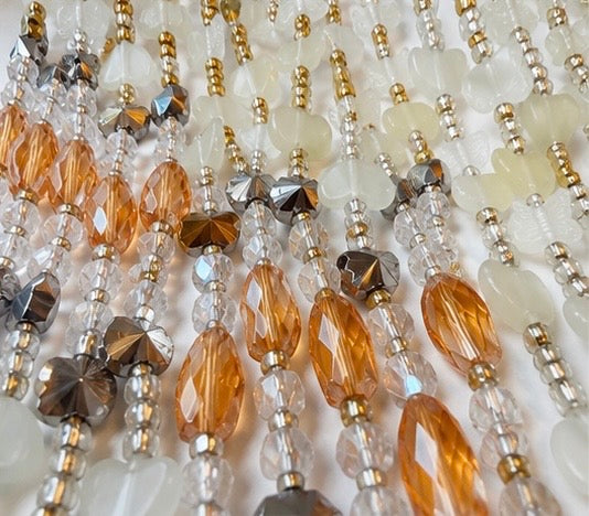 Golden Monarch Waistbeads