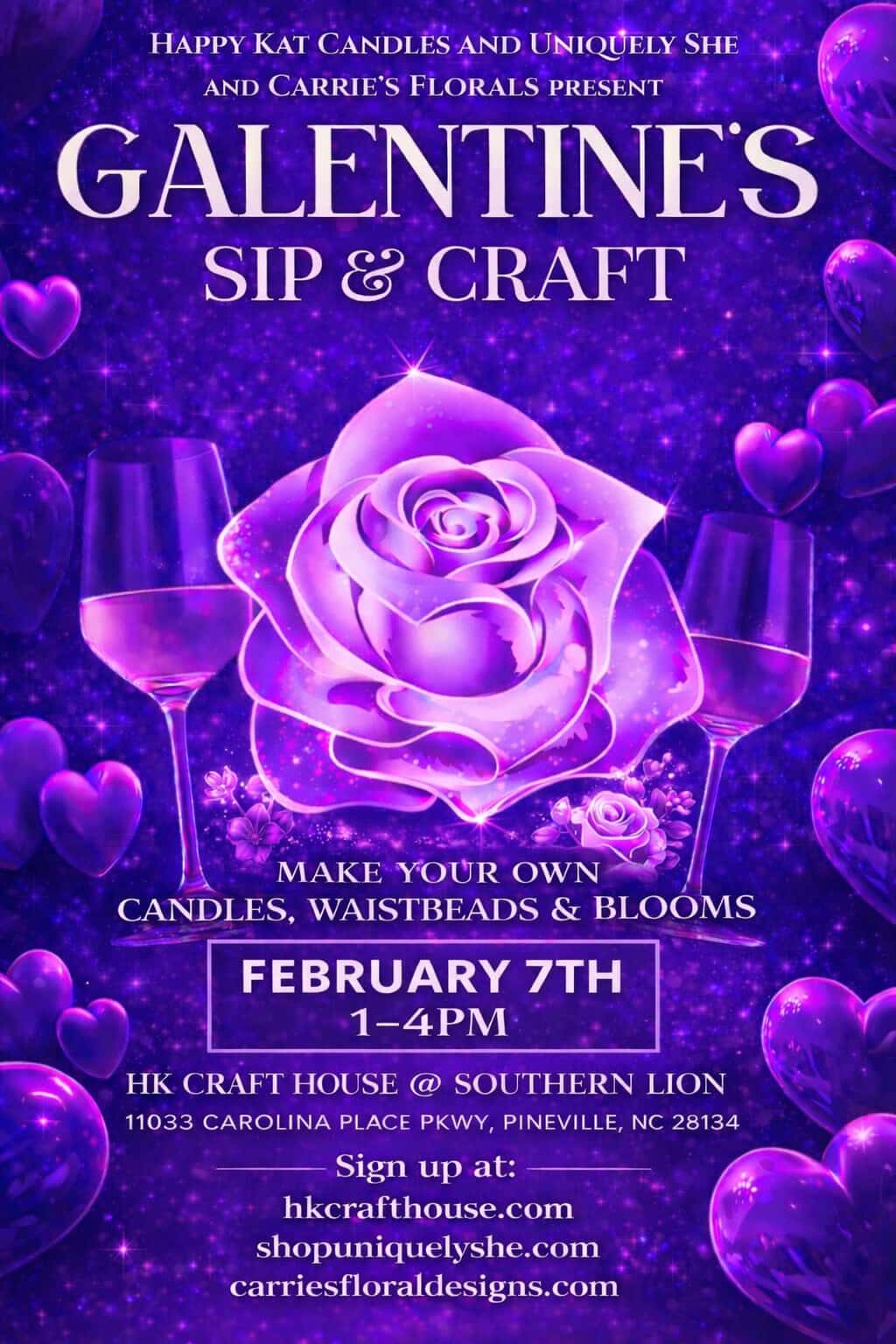 Galentines Sip & Craft