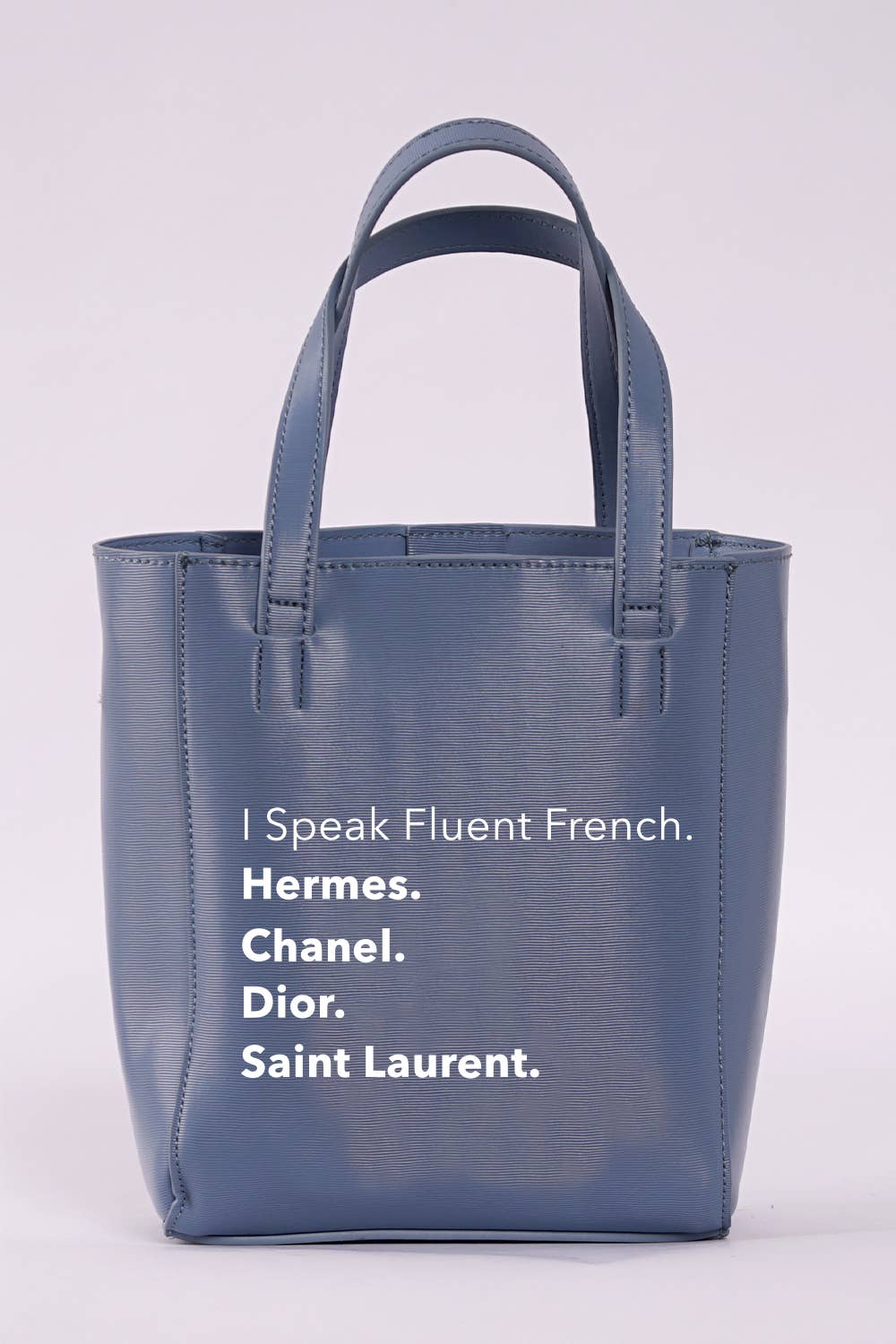 Mini BUCKET BAG - Fluent French (Denim Blue)